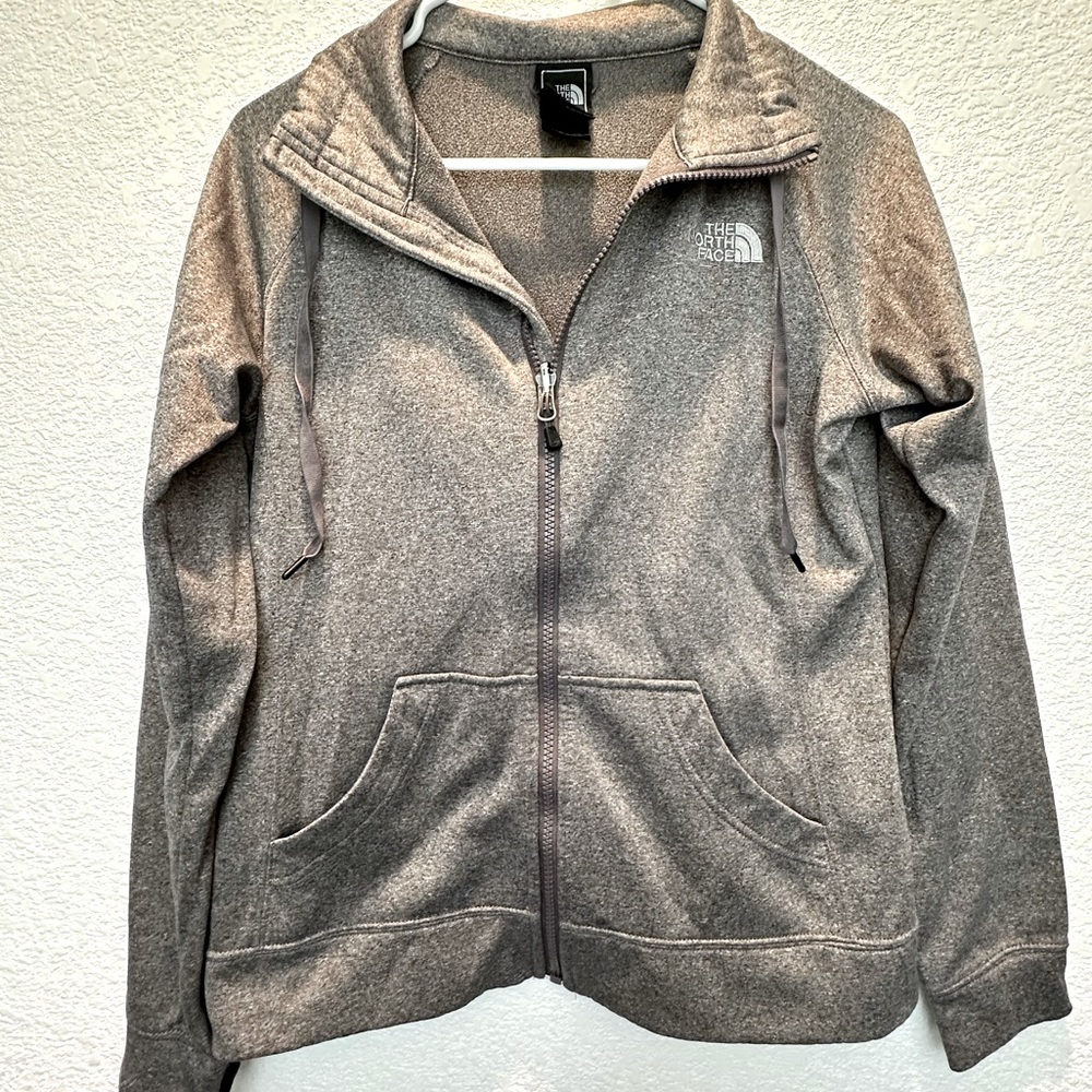 North Face Gray Women’s Zip up Jacket